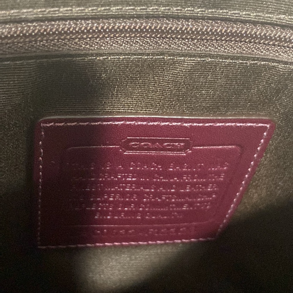 Coach Crossbody Purse Brown Monogram - Picture 7 of 10